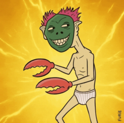 Naked Crab Man (CRABFURIE)
