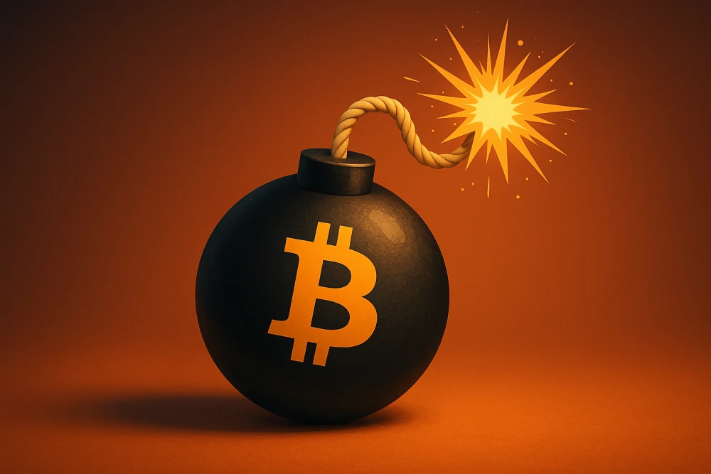Analyst Warns Bitcoin Faces Potential Time Bomb in Weekly Chart