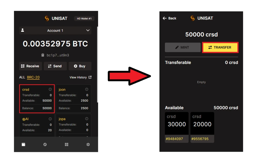 Готовим токены к продаже на примере кошелька Unisat