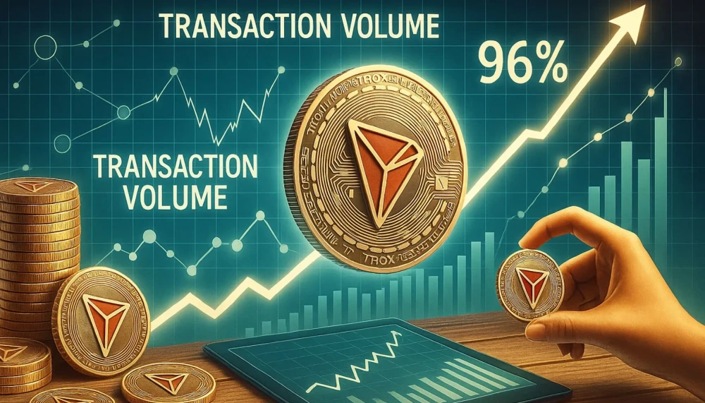 Tron Transaction Volume Surges to Over 9 Million Amid Market Volatility