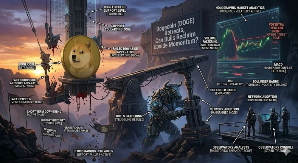 Dogecoin drops below $0.093, faces resistance at $0.0925 and $0.0938