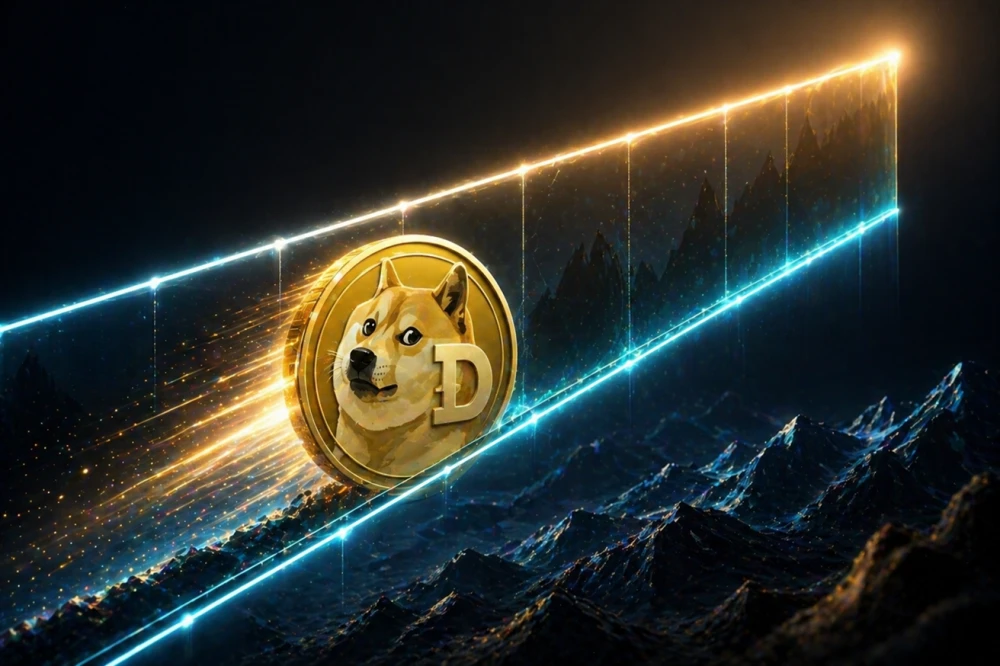 Dogecoin +11%: пробил медиану, нацелен на сопротивление канала $0,1172