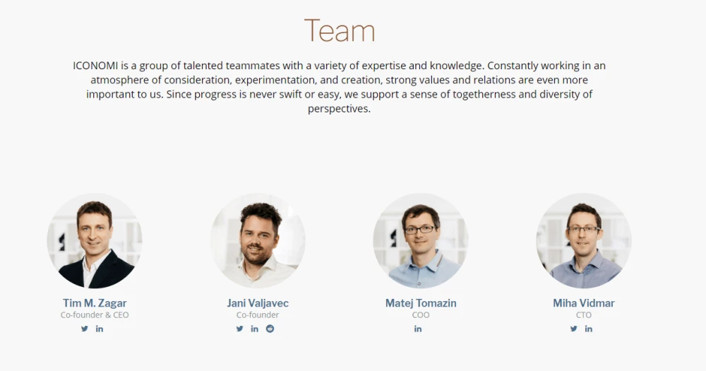 Iconomi team