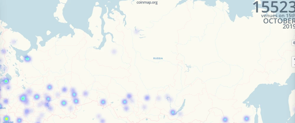 биткоин карта