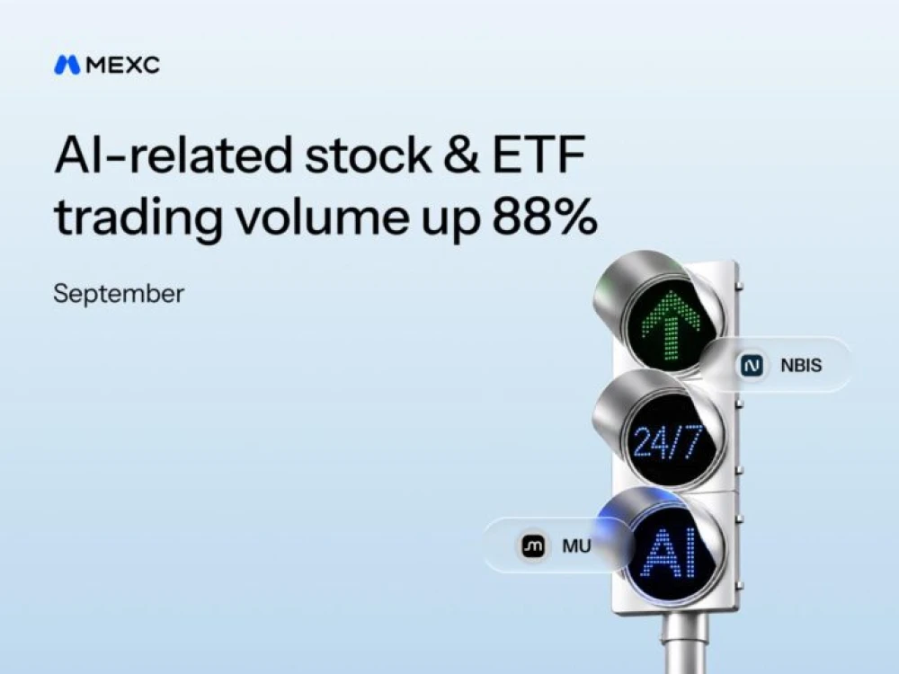 MEXC reports 88% surge in AI tokenized stocks and ETFs