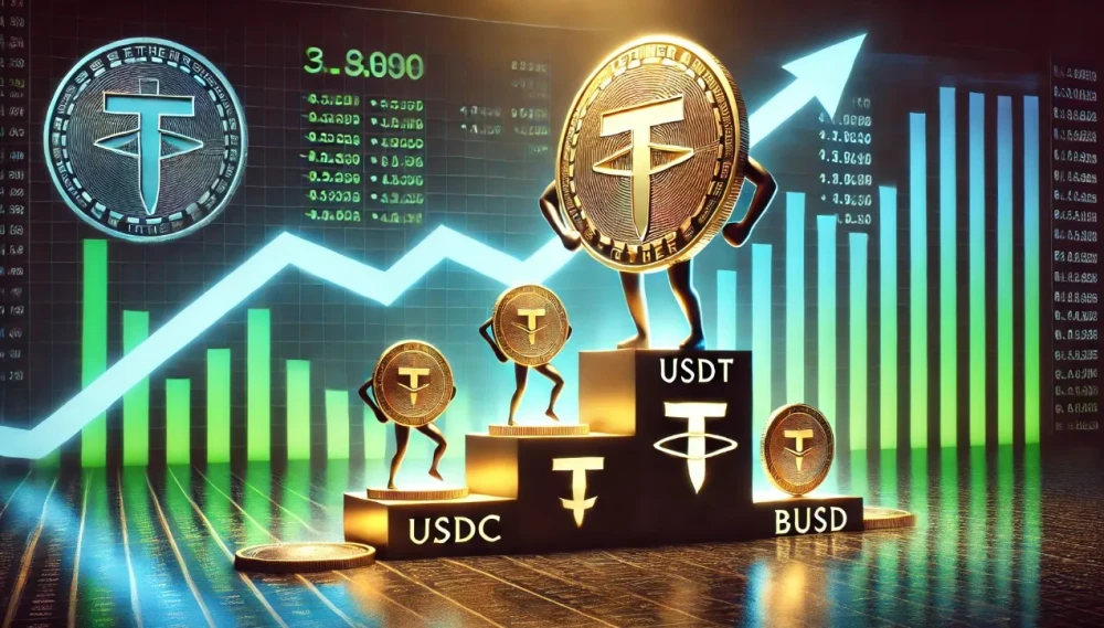 Tether сохраняет лидерство среди стейблкоинов на фоне конкуренции