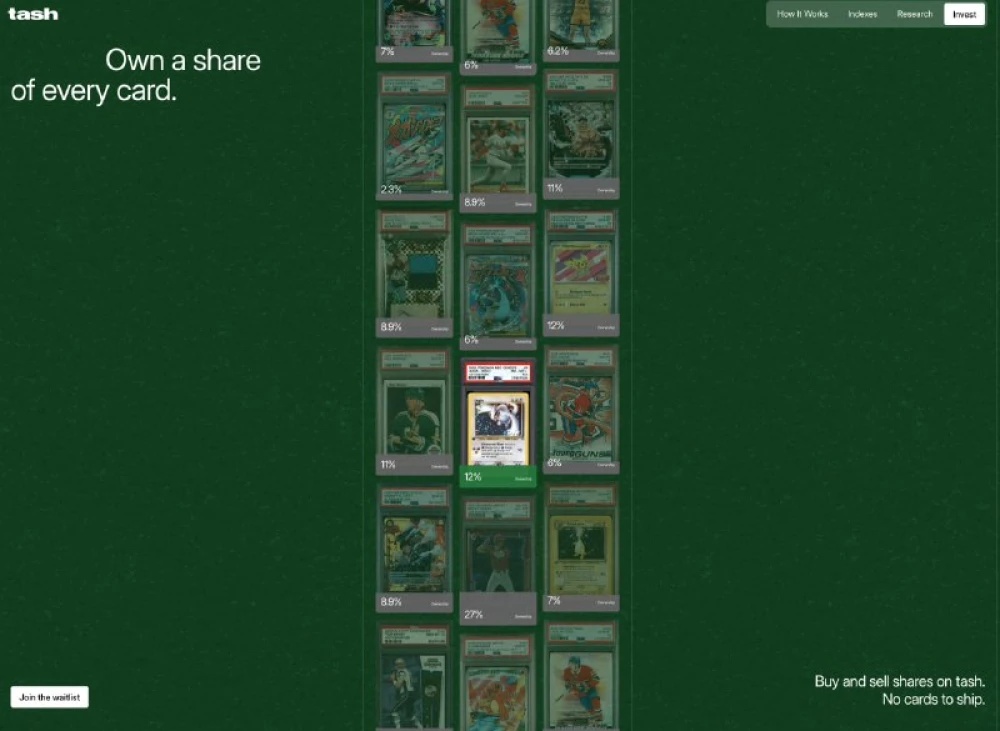 YC-backed Tash opens waitlist for TCG investing
