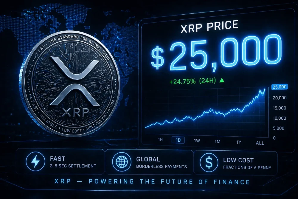 Вирусный ролик: XRP $25 тыс.; аналитики — $2,8–$4,94 к 2026