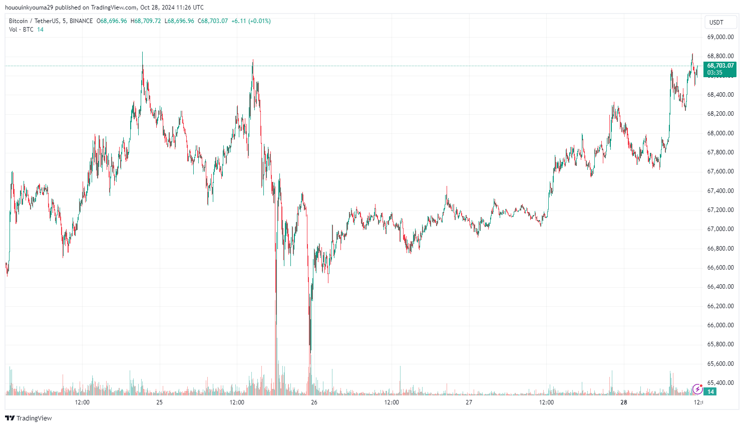 Bitcoin Price Chart