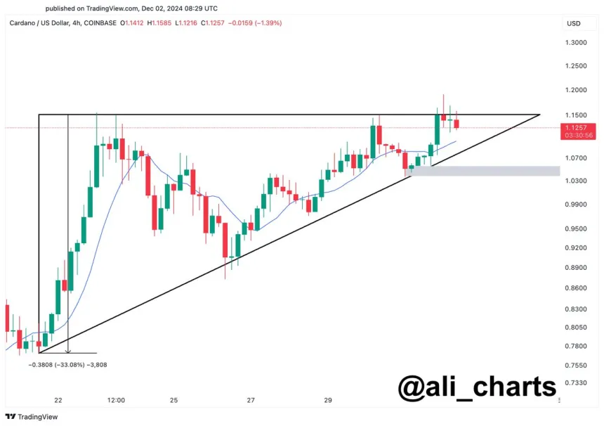 Cardano could face a correction soon