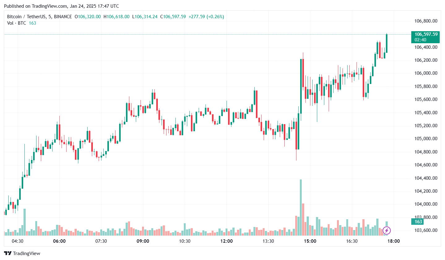 Bitcoin Price Chart