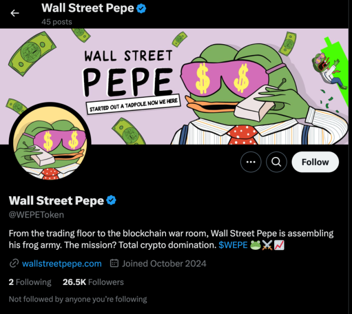 Wall Street Pepe