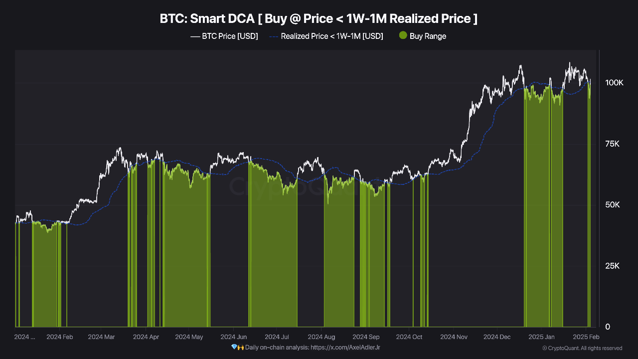 Bitcoin smart DCA indicator.