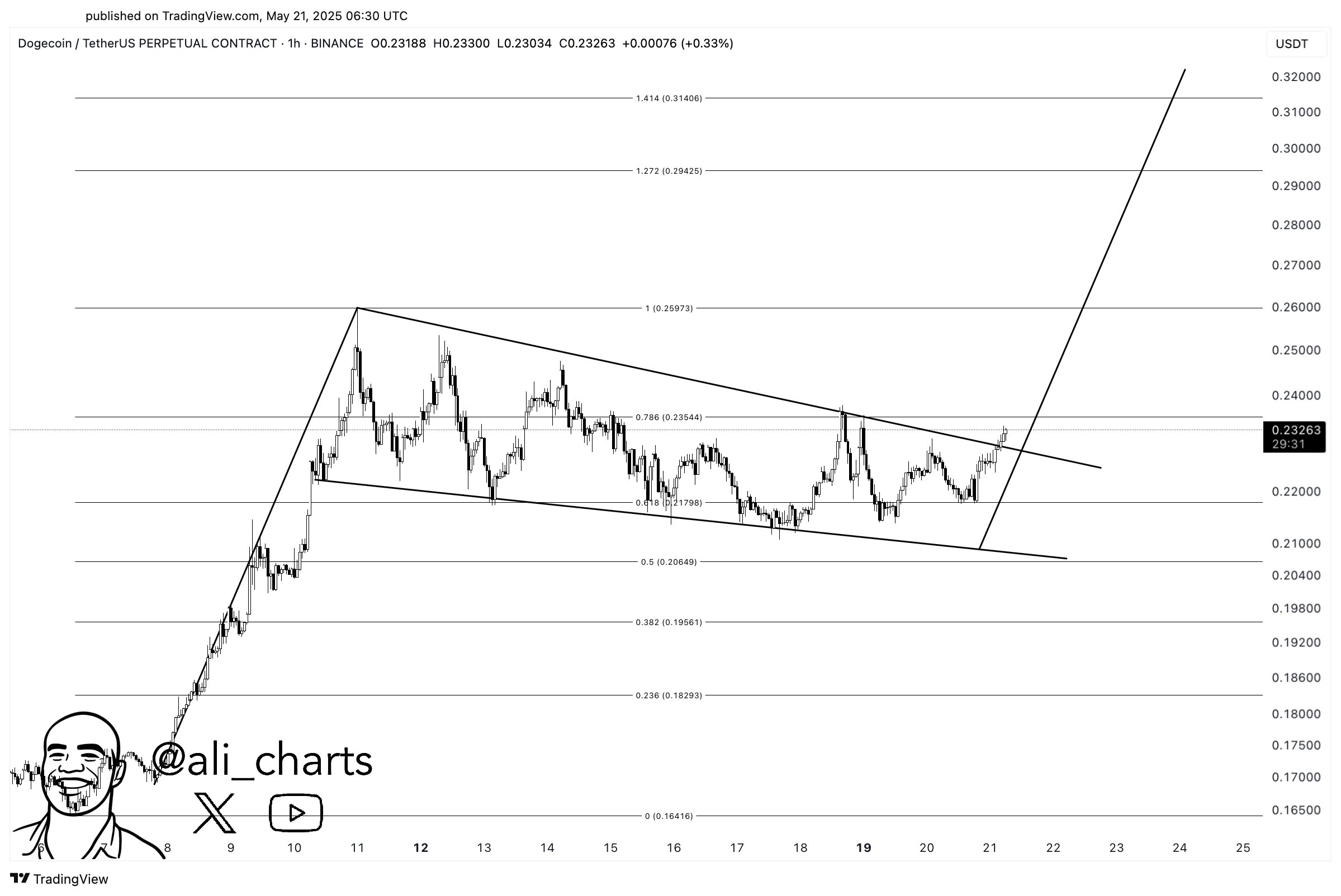 Dogecoin Bull Pennant