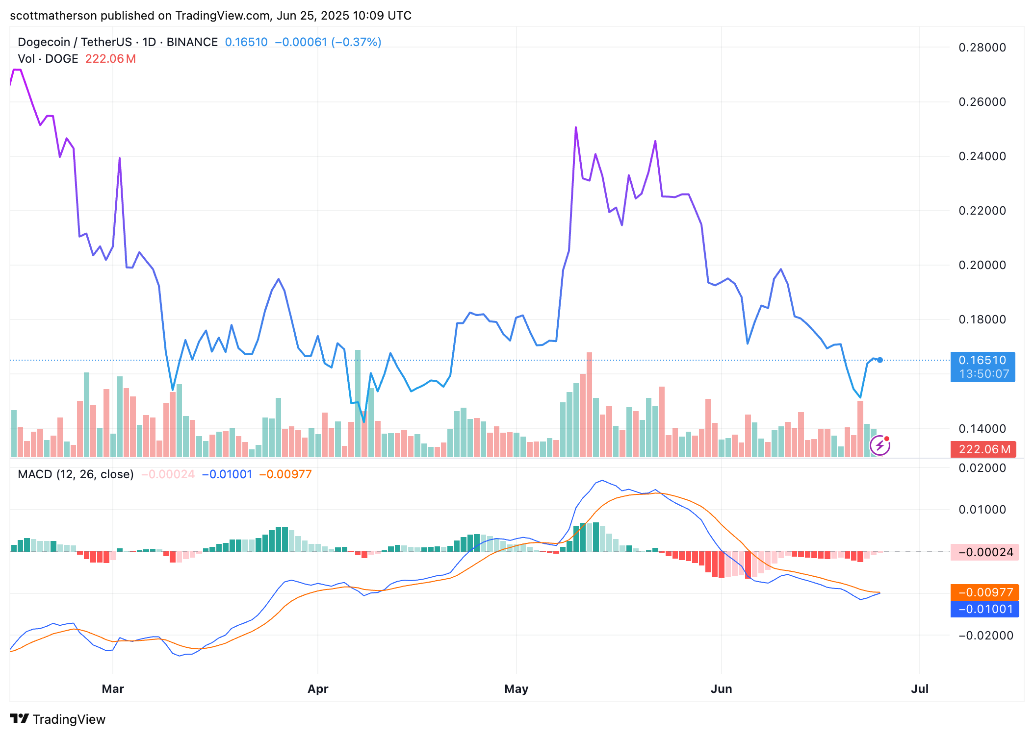 Dogecoin Price Analysis