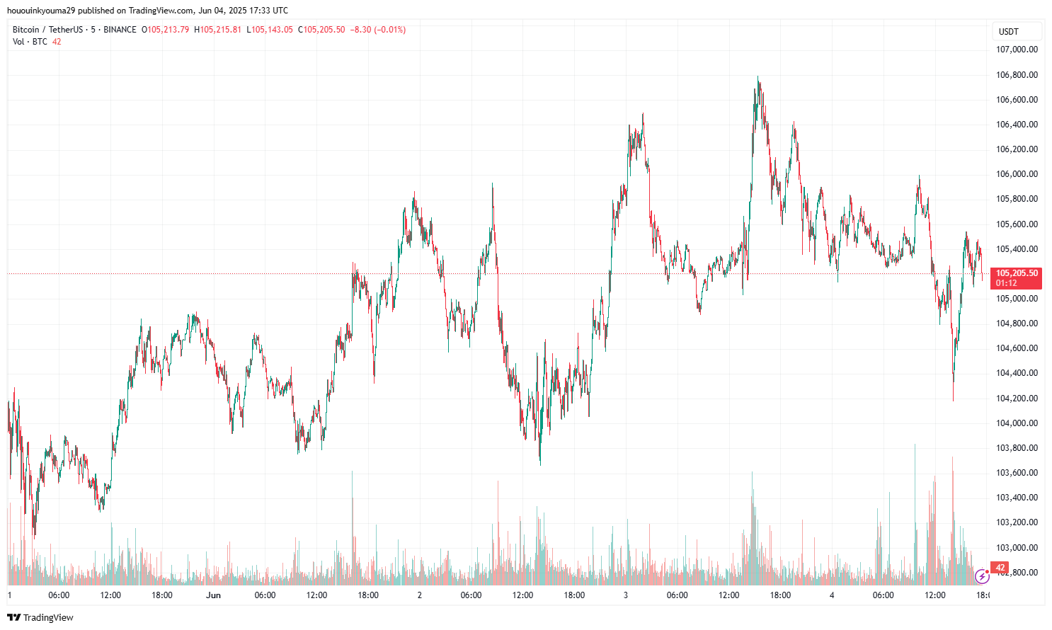 Bitcoin Price Chart