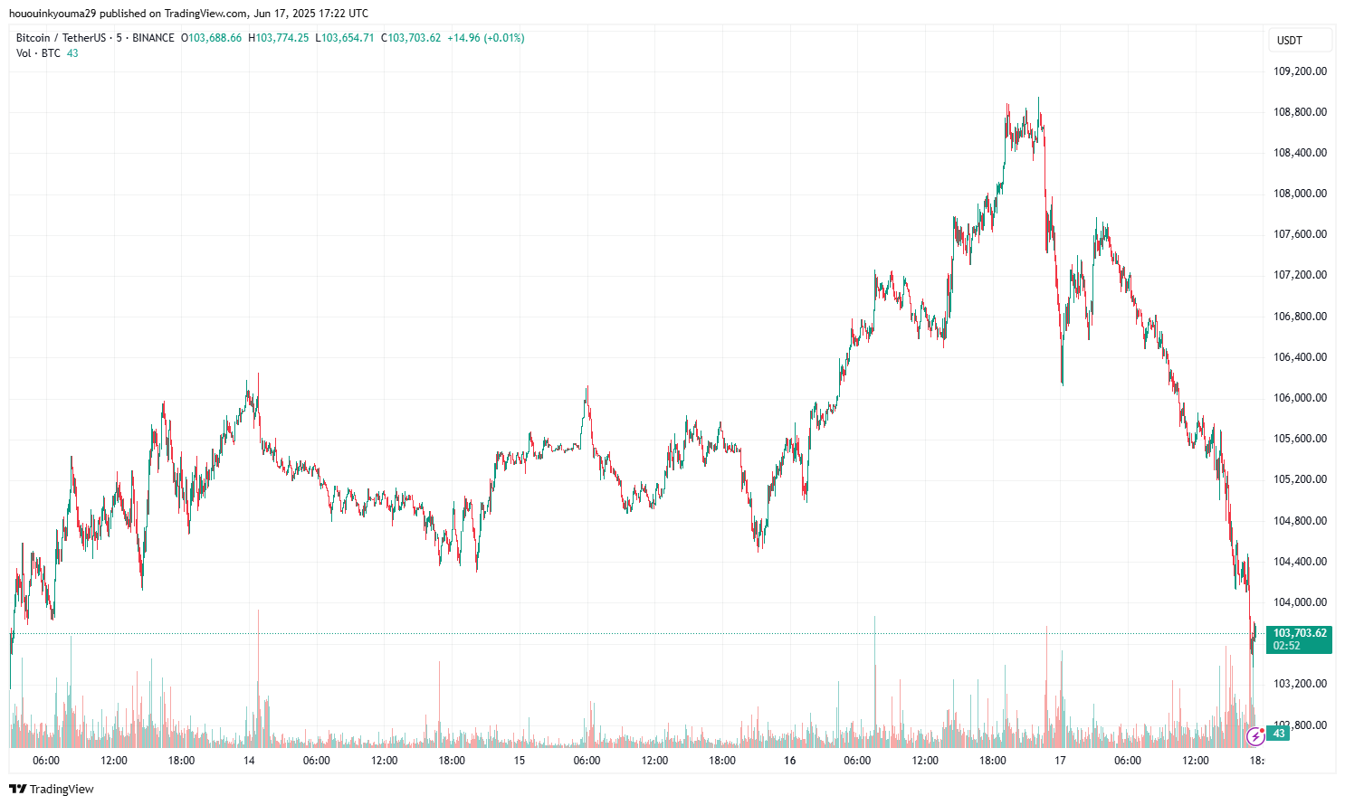 Bitcoin Price Chart