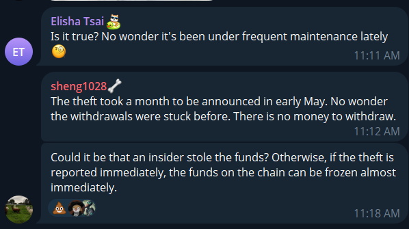 Some suspect an insider behind missing funds.