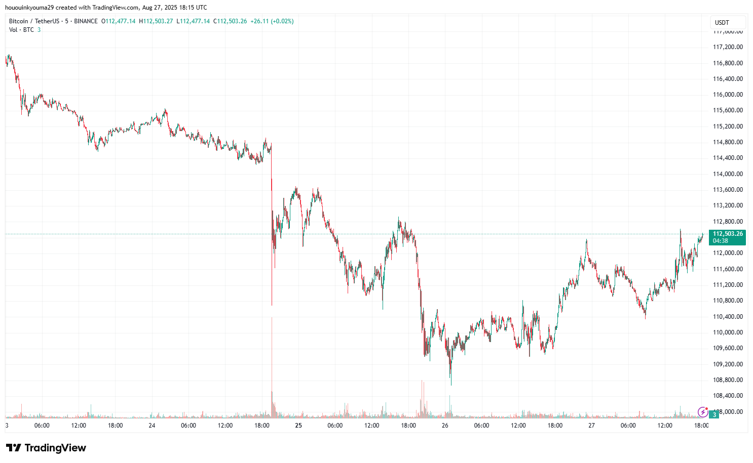 Bitcoin Price Chart