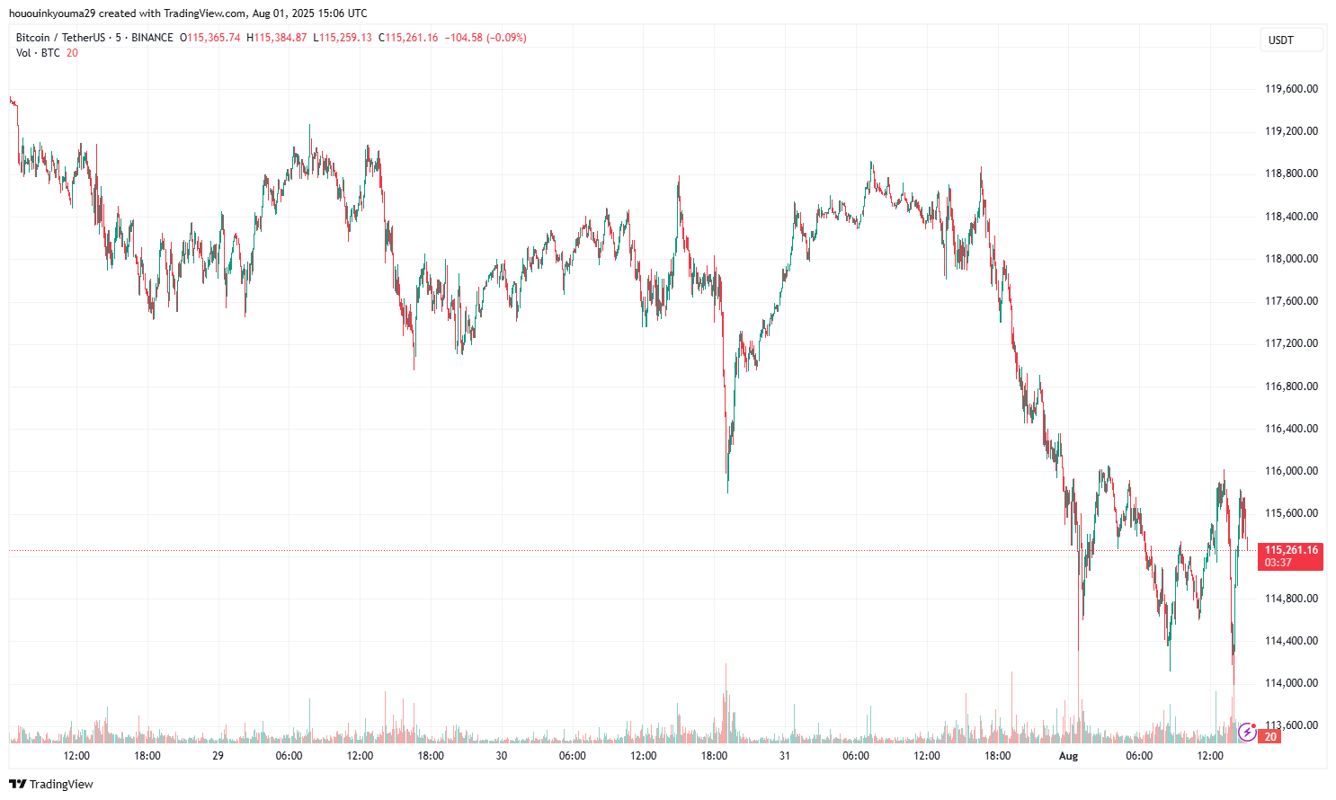 Bitcoin Price Chart