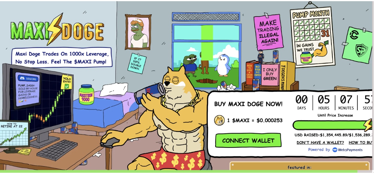 Предпродажа Maxi Doge