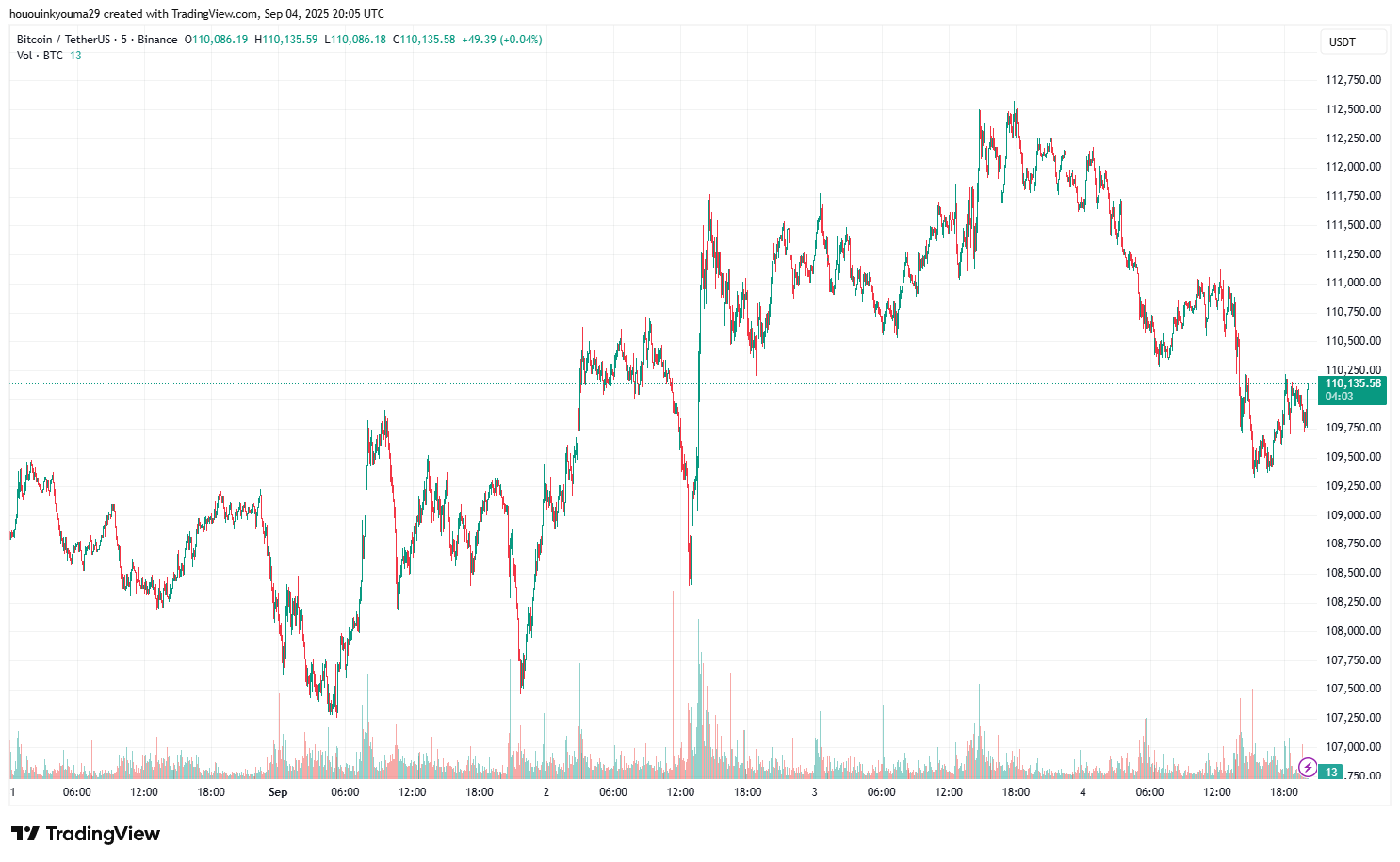 Bitcoin Price Chart