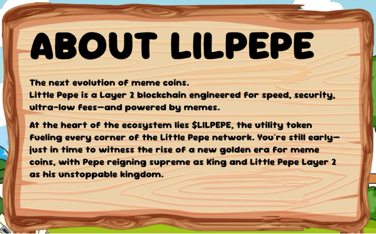 Little Pepe ($LILPEPE) Layer 2 blockchain