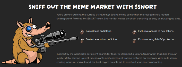 $SNORT utility on the official presale site.