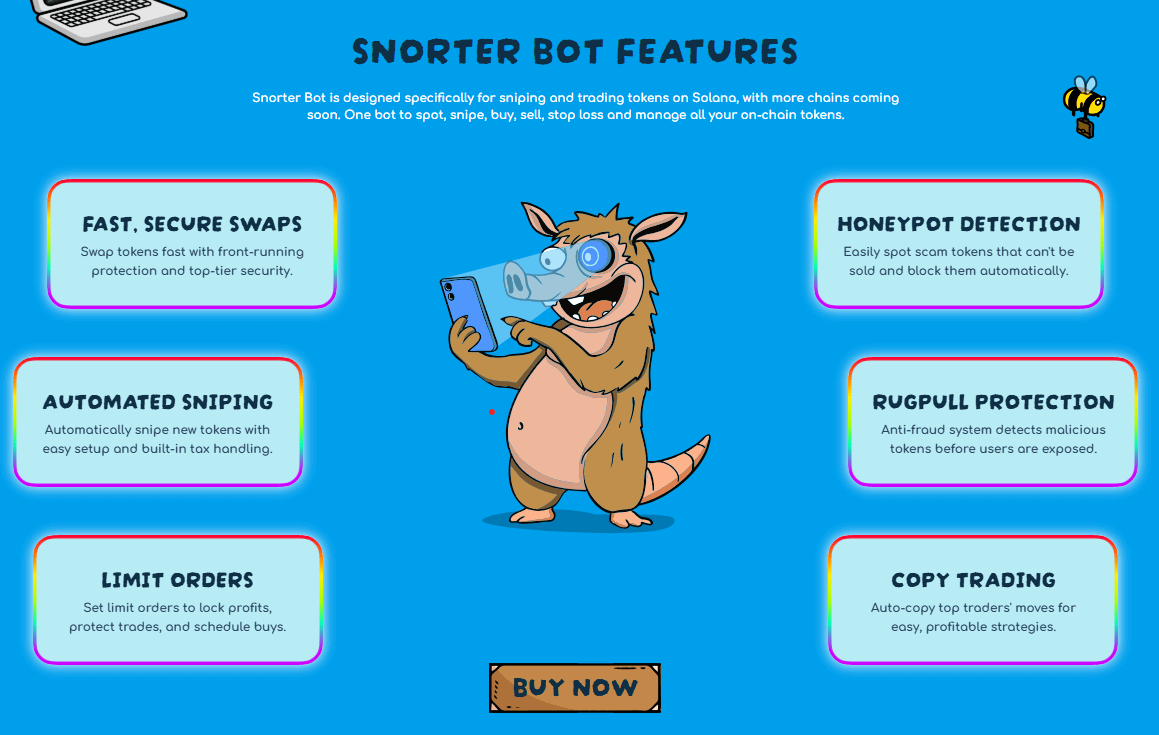Функции бота Snorter.