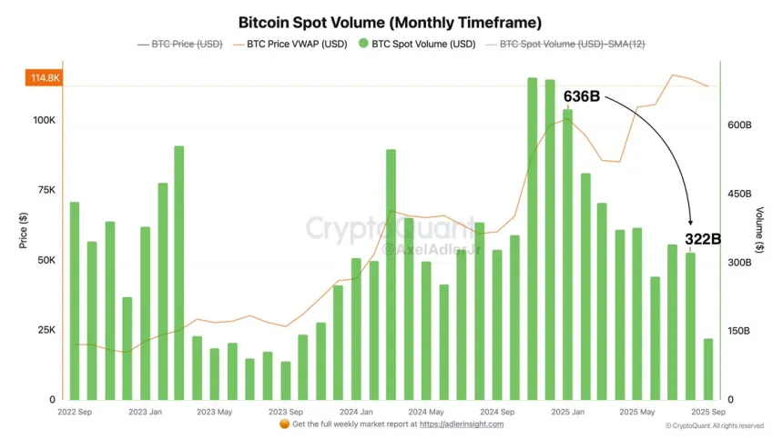 Bitcoin Spot Volume