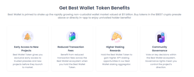 Преимущества токена Best Wallet для держателей