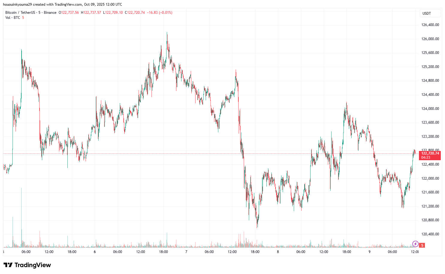 Bitcoin Price Chart