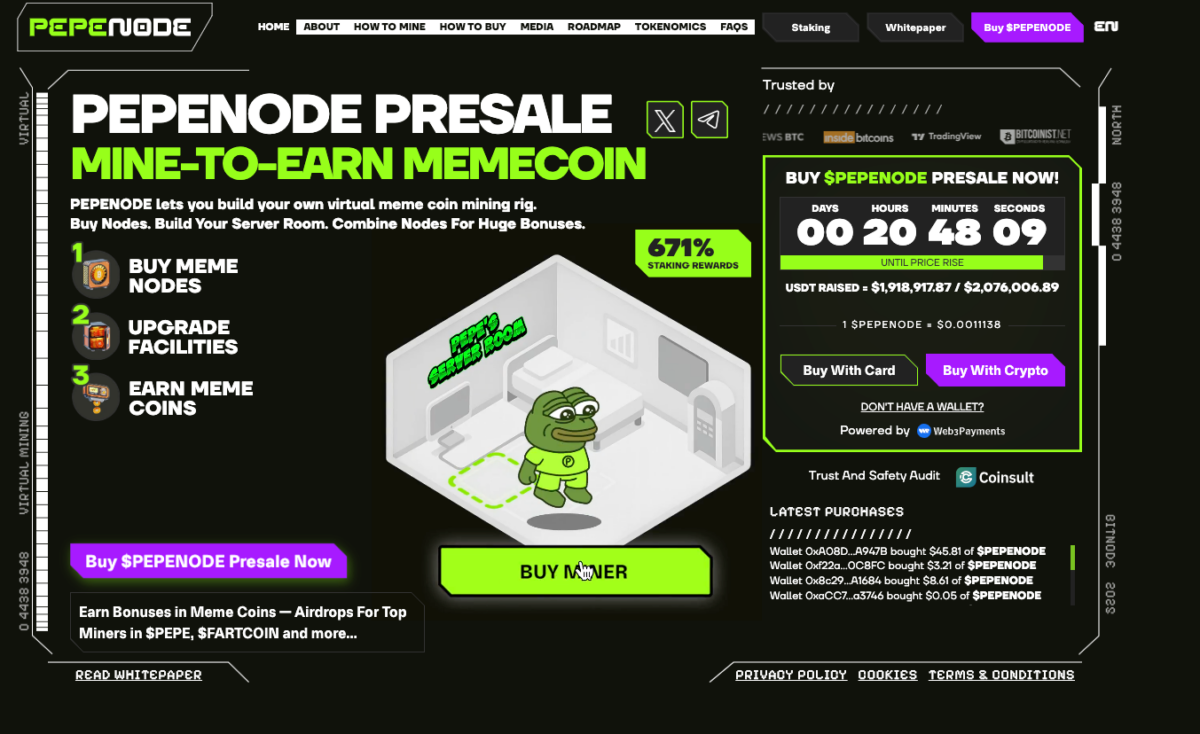 Предпродажа Pepe Node