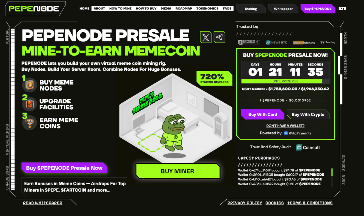 Предпродажа Pepe Node