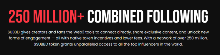 Более 250 миллионов подписчиков.