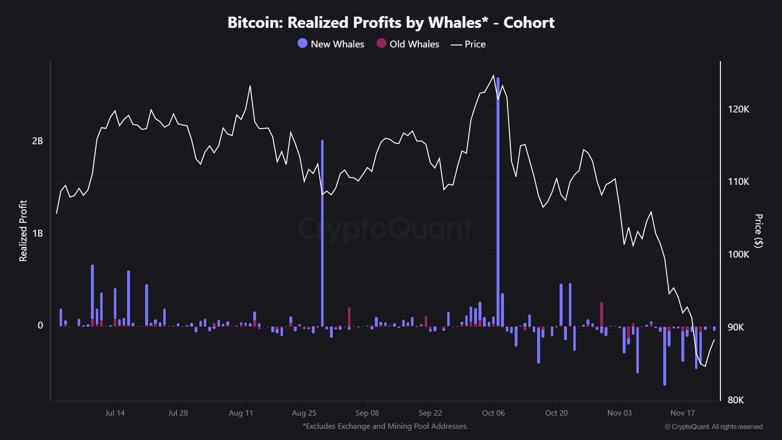 Bitcoin Whale Realized Profit