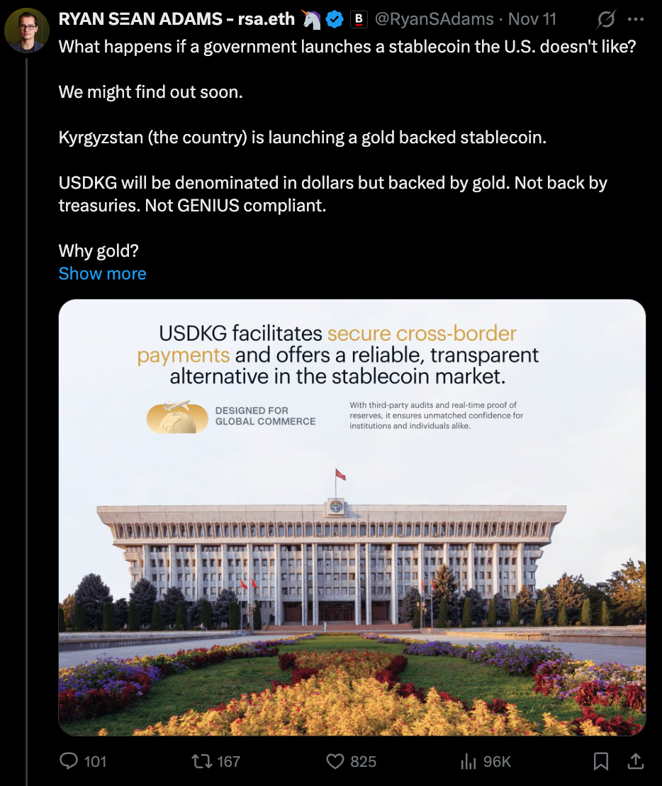 ryan sean adams post on X.