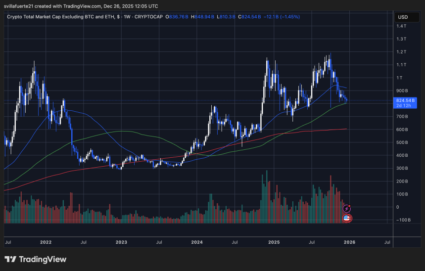 Crypto Total Market Cap excl BTC and ETH | Source: TOTAL3 chart on TradingView