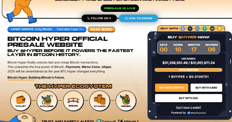 Цифры пресейла $HYPER.