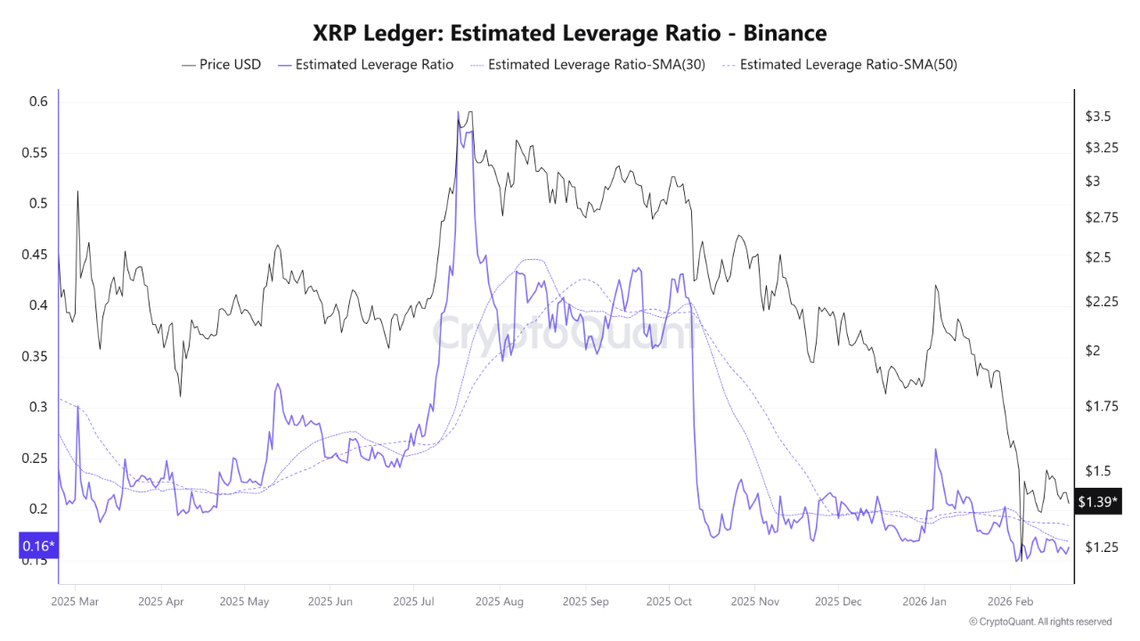 XRP Ledger Estimated Leverage Ratio