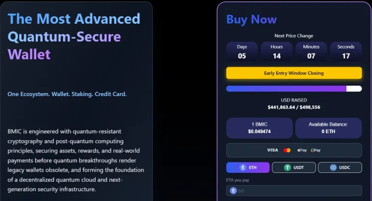 BMIC's presale price.