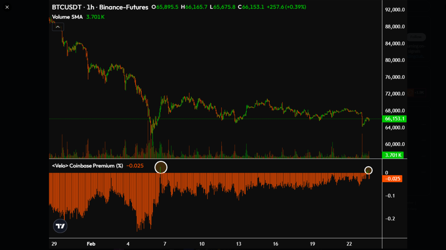 Coinbase Premium Chart