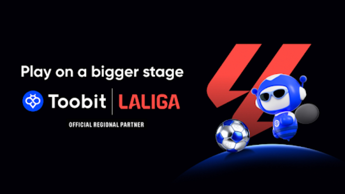Toobit and LALIGA partnership announcement.