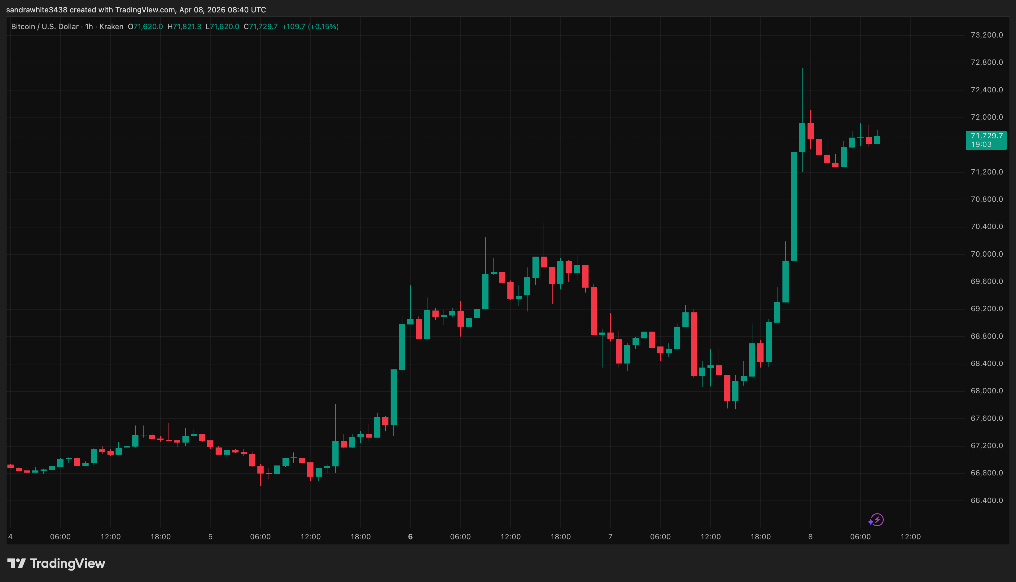 Bitcoin price chart