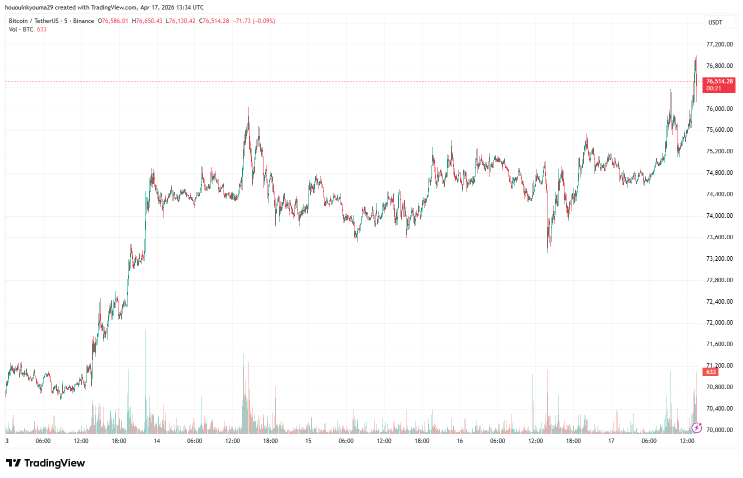 Bitcoin Price Chart