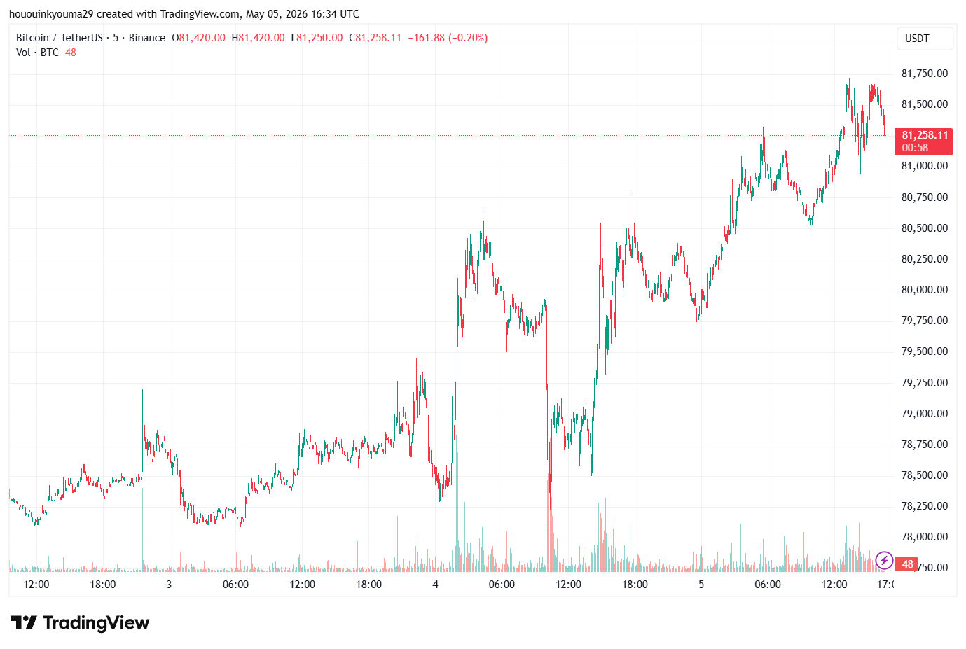 Bitcoin Price Chart