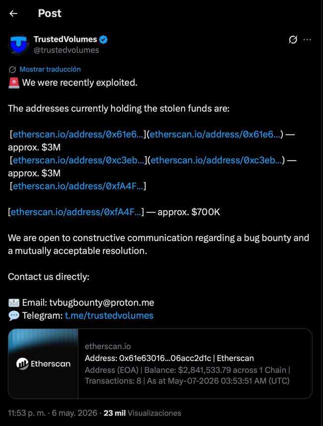 DeFi exploit context