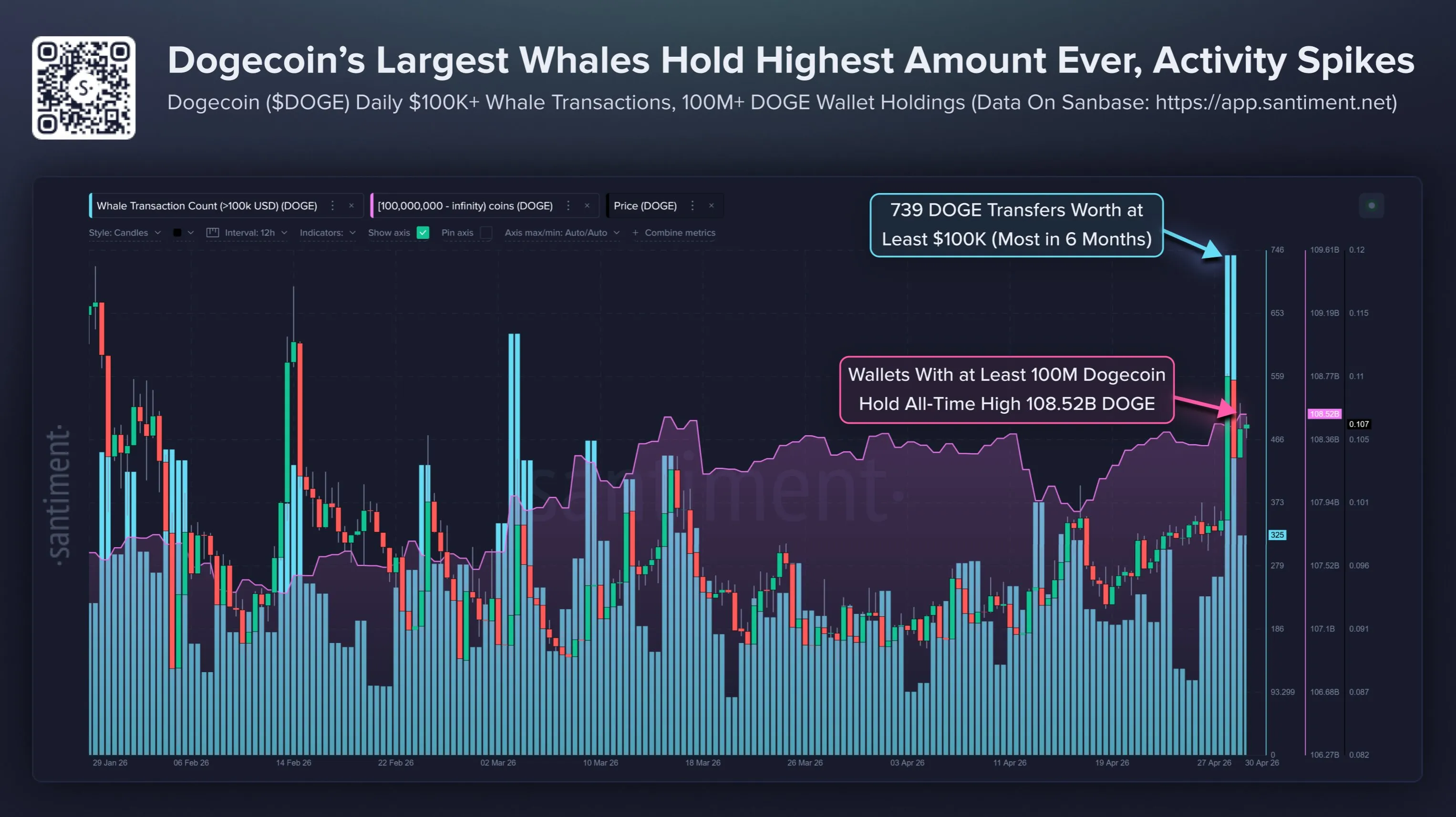Dogecoin whale activity