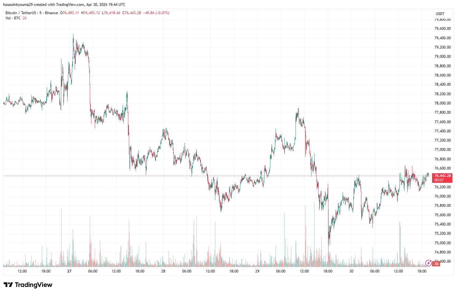 Bitcoin Price Chart