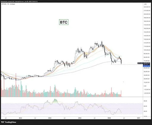 Bitcoin chart from Aylo